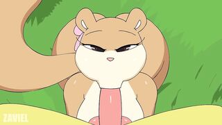 Sandy Cheeks Fucked in all Holes Cartoon Hentai