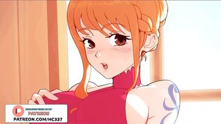 NAMY AND LOFFY HOTTEST ONE PIECE SEA FUCKING AND CREAMPIE - HENTAI ANIMATION 4K 60FPS