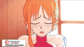 NAMY AND LOFFY HOTTEST ONE PIECE SEA FUCKING AND CREAMPIE - HENTAI ANIMATION 4K 60FPS