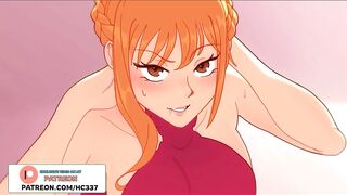 NAMY AND LOFFY HOTTEST ONE PIECE SEA FUCKING AND CREAMPIE - HENTAI ANIMATION 4K 60FPS