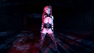 Vamp sexy big tits girl Cowgirl - Akiko - Motion Capture by Cuddle Mocap