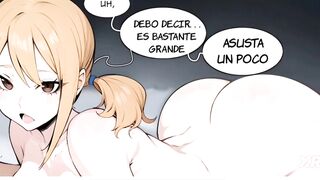 Erza Scarlet follada por enorme verga por su apretado coño