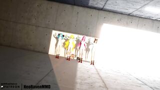 [MMD]aespa - Drama (Gwen/Soraka/Xayah/Ahri) [Strip ver.] League of Legends