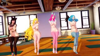[MMD]Stellar - Marionette (Ahri/Gwen/Soraka/Xayah) [StripV1 ver.] League of Legends