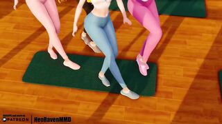 [MMD]Stellar - Marionette (Ahri/Gwen/Soraka/Xayah) [StripV1 ver.] League of Legends