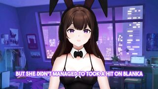 Bunny Vtuber Reacts to Cammy vs Blanka [HENTAI]