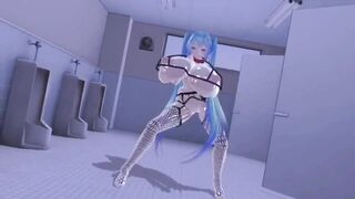 MMD R-18 Miku With Huge Breasts GENTLEMAN