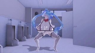 MMD R-18 Miku With Huge Breasts GENTLEMAN