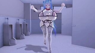 MMD R-18 Miku With Huge Breasts GENTLEMAN