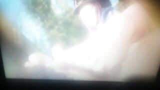 Masturbating Akali's feet (League of legends)