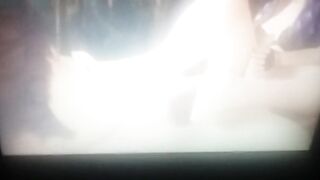 Masturbating Akali's feet (League of legends)