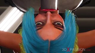 Sex male android bangs hard a hot woman in the sci-fi lab