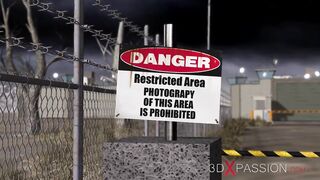 Sex male android bangs hard a hot woman in the sci-fi lab
