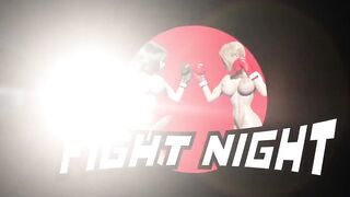 Big tits futanari babes in a fight night 3D animation