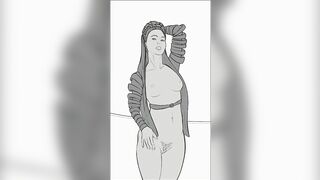 Star Wars Milf Breha Organa drawing by Berrythelothcat