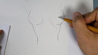 Easy drawing, body drawing
