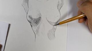Easy drawing, body drawing