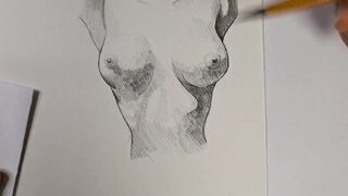 Easy drawing, body drawing