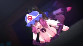 MMD Touhou Yuyuko Dance & Sex