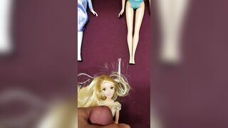 Furrygetme 3 babies dolls brought home and one gets cum