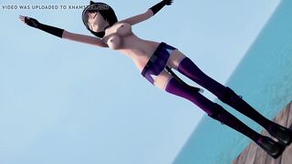 MMD Deep Blue Town Kaat