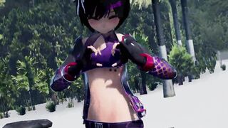 MMD Deep Blue Town Kaat
