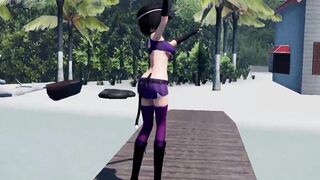 MMD Deep Blue Town Kaat