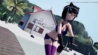 MMD Deep Blue Town Kaat