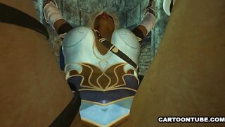 Hot 3D Ebony Elf Babe Gets Fucked