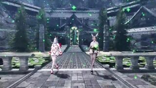 Skyrim sexy R18 dance WiggleWiggle