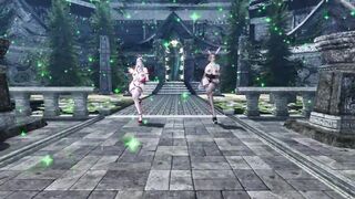 Skyrim sexy R18 dance WiggleWiggle