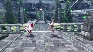 Skyrim sexy R18 dance WiggleWiggle