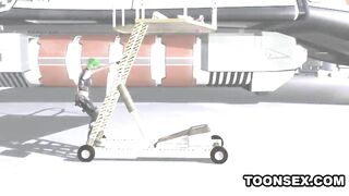 3D Emo Dyke Toys Herself and Gets Scissored