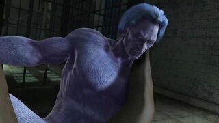 Xmen Beast performs 3D