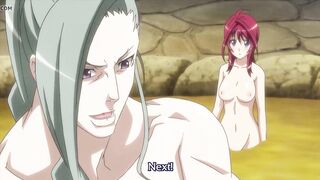 Anime tits bath scene -  Seikon no Qwaser