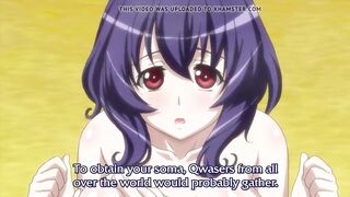 Anime tits bath scene -  Seikon no Qwaser