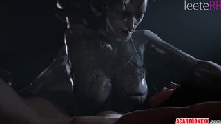 Sexy brunette Helena Harper takes big dicks in gangbangs