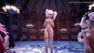 MMD girls dance