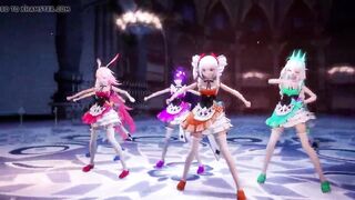 MMD girls dance