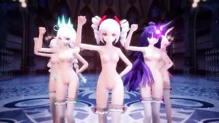 MMD girls dance