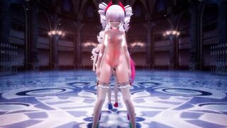 MMD girls dance