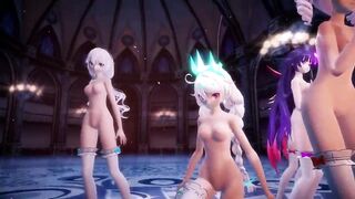 MMD girls dance