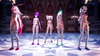 MMD girls dance