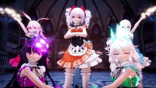 MMD girls dance