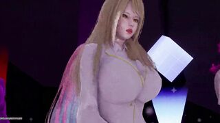 R18 MMD CHUNG HA - Snapping Strip Dance Ahri Akali Kaisa Eve