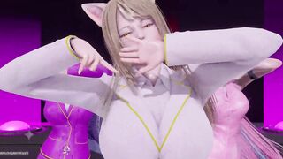 R18 MMD CHUNG HA - Snapping Strip Dance Ahri Akali Kaisa Eve