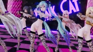 MMD 7 - 3 SIX Pink Cat