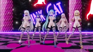 MMD 7 - 3 SIX Pink Cat
