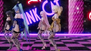 MMD 7 - 3 SIX Pink Cat