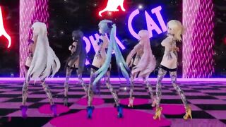 MMD 7 - 3 SIX Pink Cat
